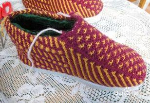 棉鞋编织花样视频